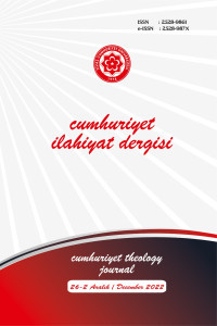 Cumhuriyet İlahiyat Dergisi Cover image