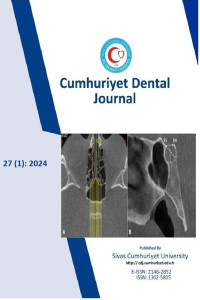 Cumhuriyet Dental Journal Cover image